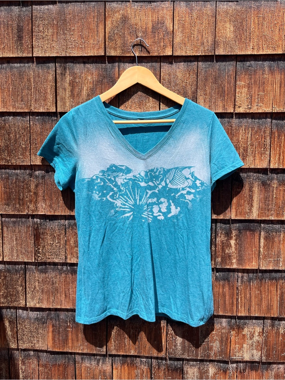 Teal Coral Reef Women's Tee